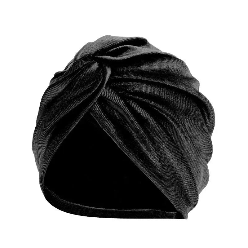 A-Line Velvet Satin Lined Turban